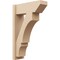 Ekena Millwork 8-in W x 22-in D x 34-in H Balboa Slat Rough Cedar Woodgrain TimberThane Outlooker, Primed Tan OUTUR080X22X34BOA24RCPR - alternate 1